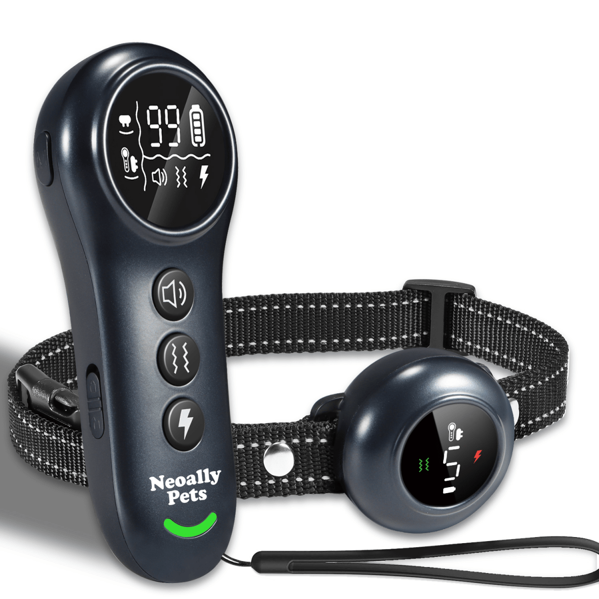 2-in-1 Smart Training & Bark Control Collar | Rechargeable, Waterproof | For Dogs 5–150 lbs