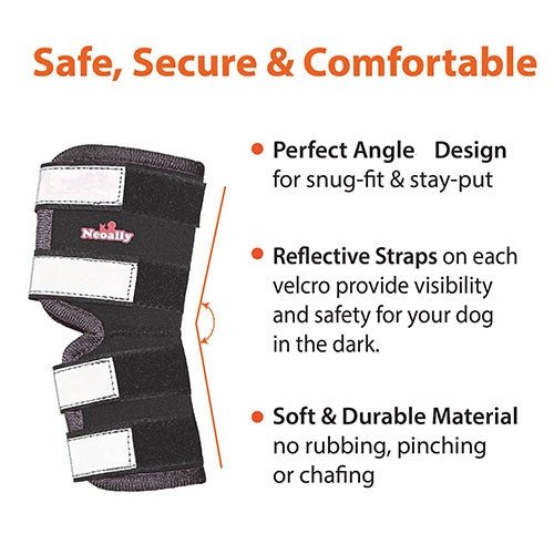 NeoAlly® Dog Rear Leg Hock Brace for Large Dogs — Vet-Approved Support & Pain Relief