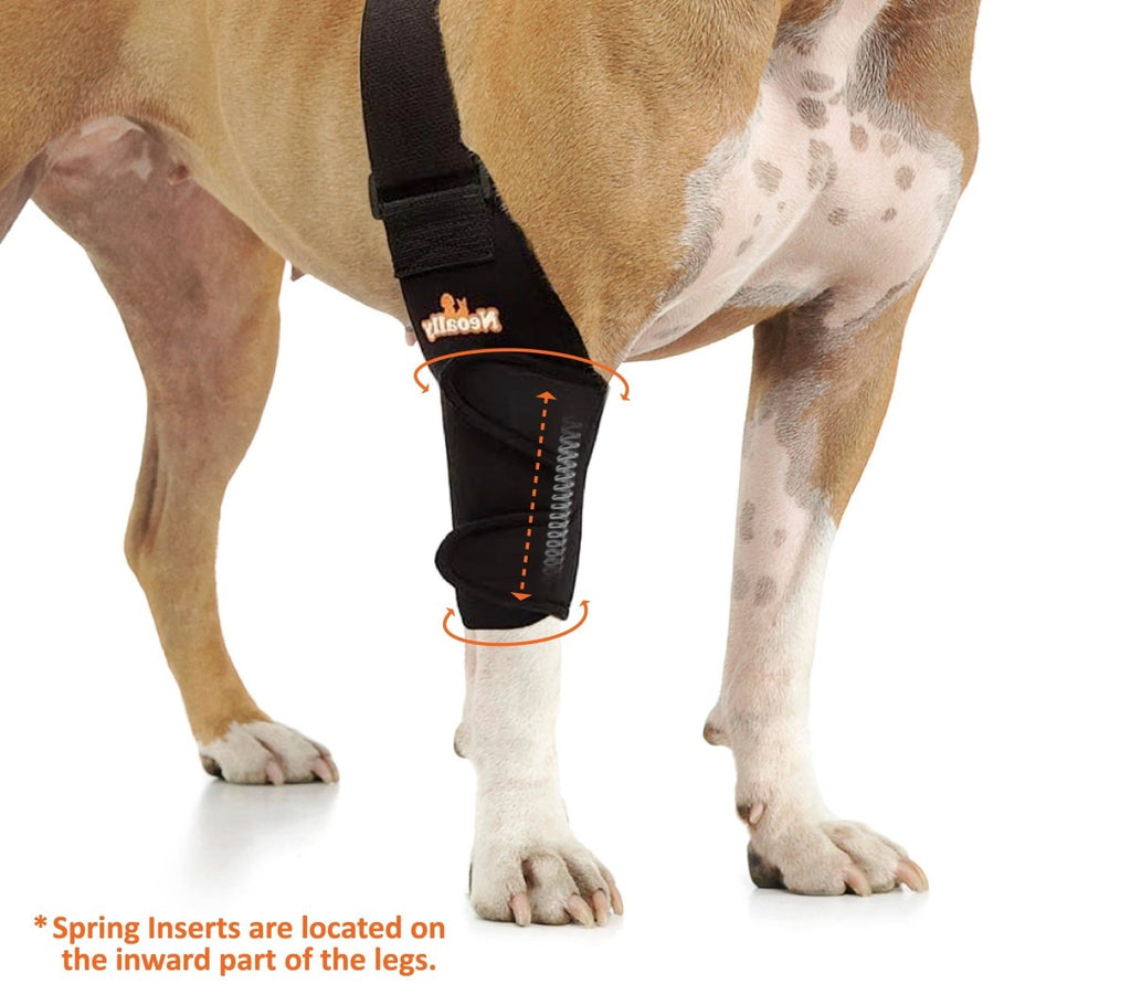 NeoAlly Elbow & Shoulder Brace with Spring Inserts for Dogs & Cats