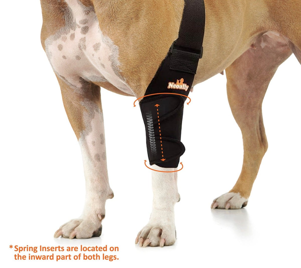 NeoAlly Elbow & Shoulder Brace with Spring Inserts for Dogs & Cats