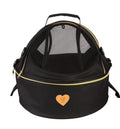 Airline-Approved Panoramic Circular Pet Carrier | 360° Zip | Black, Olive & Navy