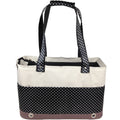 Spotted Fashion Tote Pet Carrier | Designer Travel Bag | Up to 20 lbs