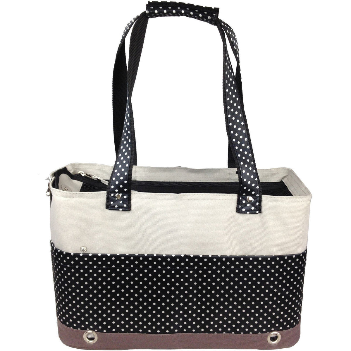 Spotted Fashion Tote Pet Carrier | Designer Travel Bag | Up to 20 lbs