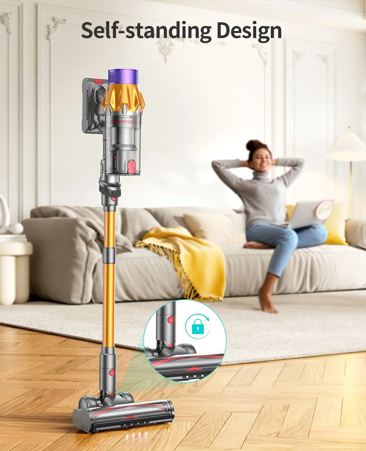 Honiture X7 Pet Cordless Vacuum — 45 KPA Suction + Pet Grooming Tool