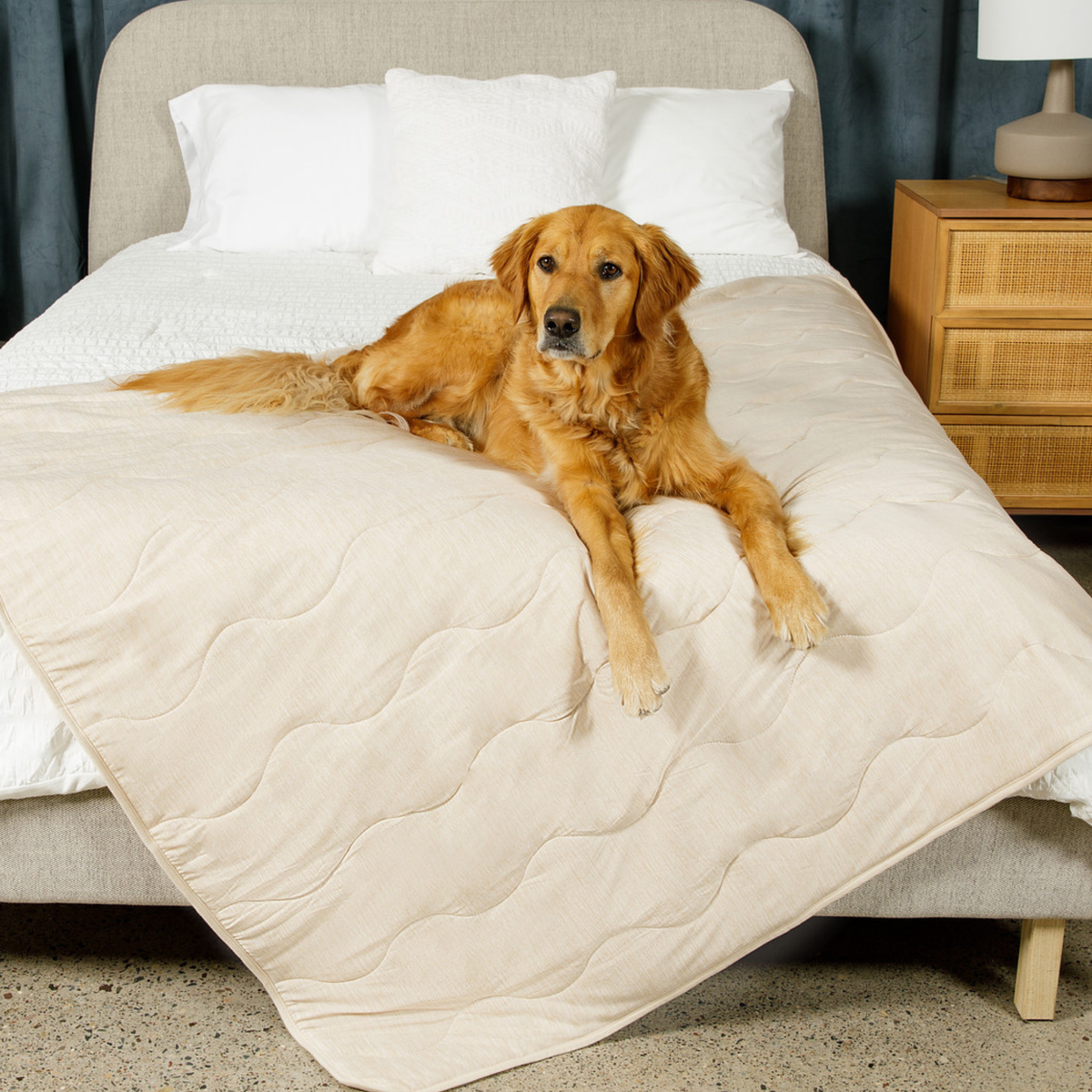 PupChill™ Cooling Waterproof Dog Blanket — Arctic Sand