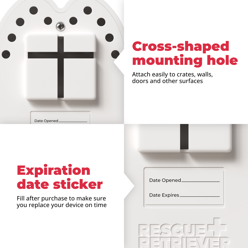 The Rescue Retriever™ — Firefighter-Designed Pet Smoke Detector & Strobe Alert
