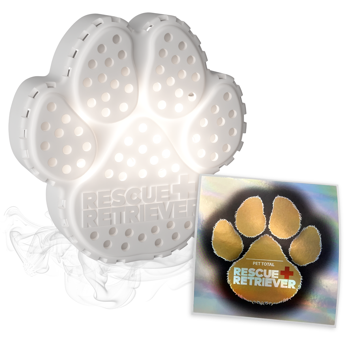 The Rescue Retriever™ — Firefighter-Designed Pet Smoke Detector & Strobe Alert
