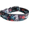 Halloween Skeleton Hands Dog Collar — Handmade in the USA