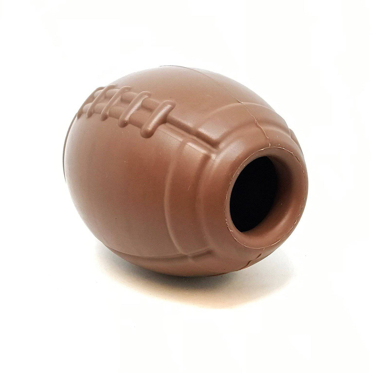 SodaPup Football Dog Chew Toy & Treat Dispenser | Durable Natural Rubber | USA Made | Large