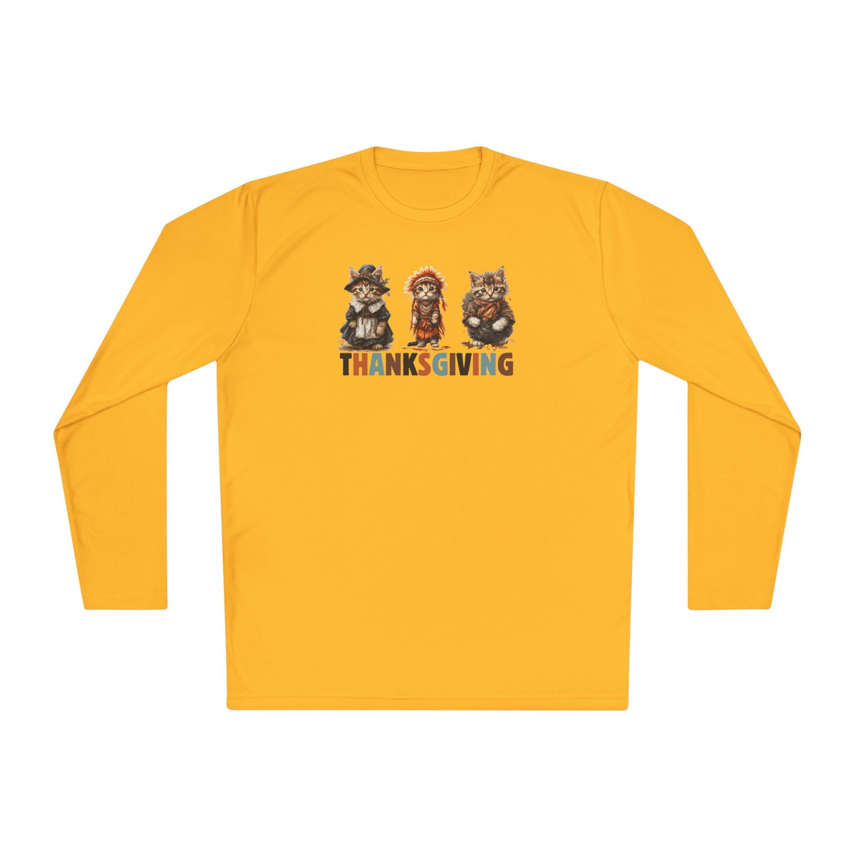 Thanksgiving Cat Long Sleeve Tee | For the Proud Cat Parent
