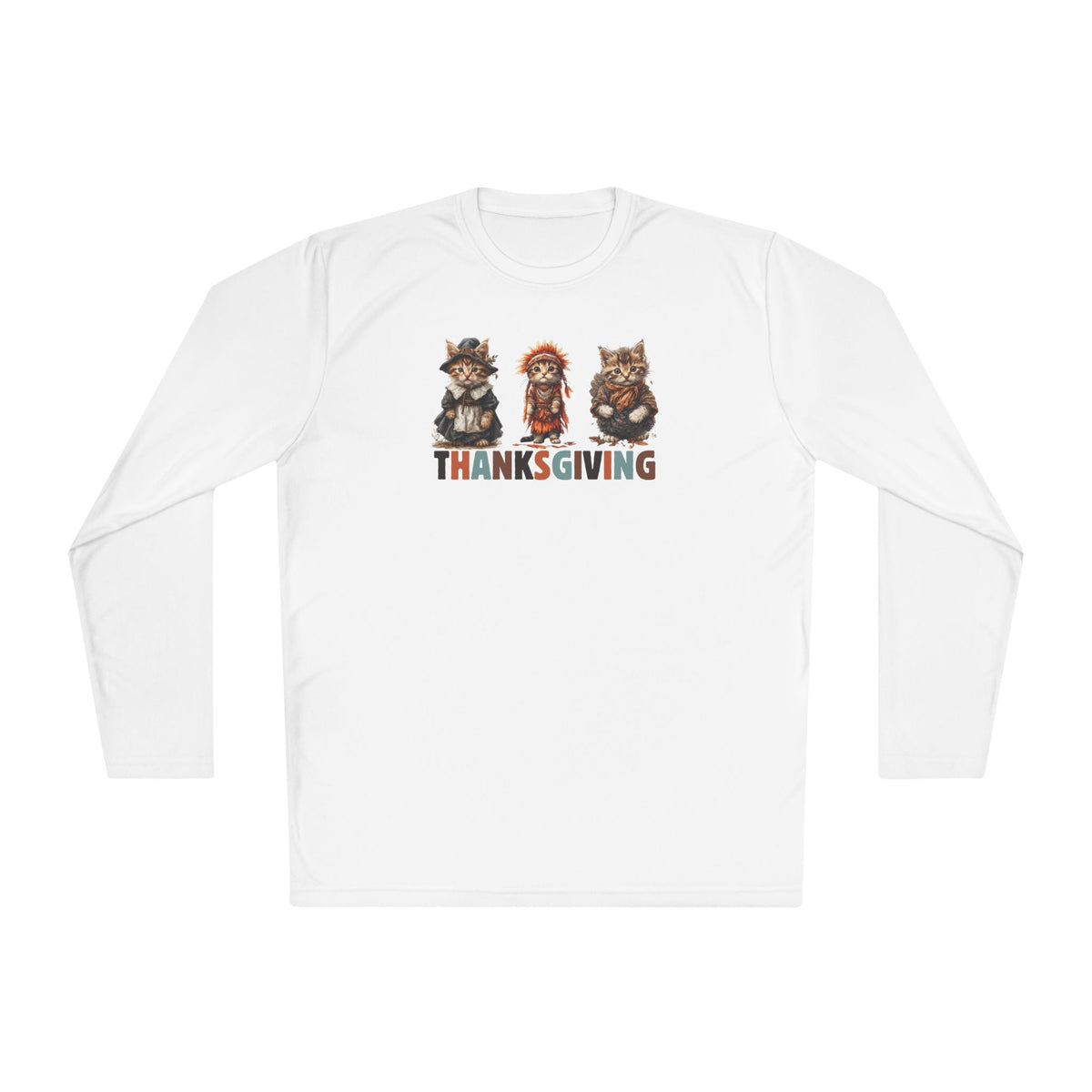 Thanksgiving Cat Long Sleeve Tee | For the Proud Cat Parent