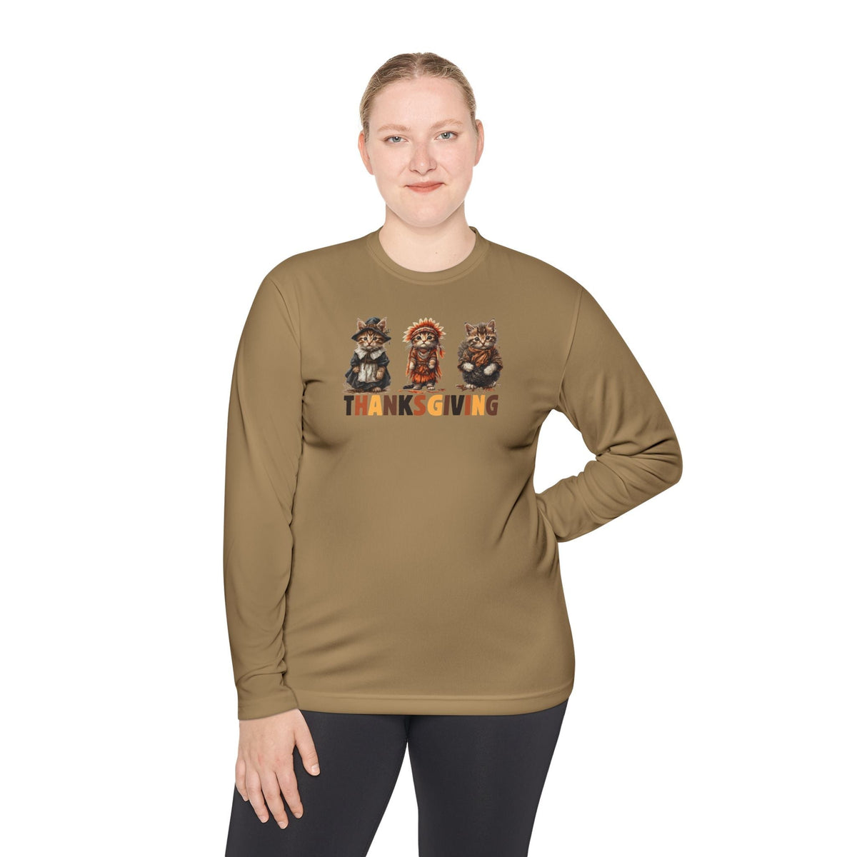 Thanksgiving Cat Long Sleeve Tee | For the Proud Cat Parent